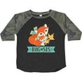 thumbnail image 3 of Inktastic Big Sis Woodland Fox Sister Girls Toddler T-Shirt, 3 of 5