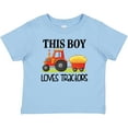thumbnail image 3 of Inktastic Farming Cute Boy Loves Tractors Boys Baby T-Shirt, 3 of 5
