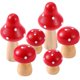thumbnail image 2 of 6Pcs Garden Table Decorations Micro Landscape Ornaments Garden Mushroom Decors, 2 of 4
