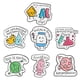 thumbnail image 1 of 7 Broches De Dibujos Animados, Insignia Ligera De Metal Para Hombres Y Mujeres, Cartera De Viaje, 1 of 9