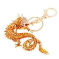 thumbnail image 1 of Bunblic 2x Dragon Keychain with Sparkling Rhinestones - Unique Gift for New Year Or Birthday, 1 of 8