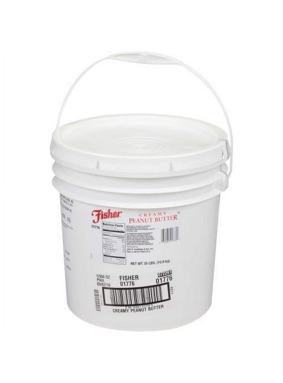 (Price/Each)Fisher Creamy Peanut Butter 35lb, 441201