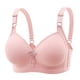thumbnail image 4 of Sujetador push up de talla grande con cuatro botones, brillante, sencillo, sin aros, con ajuste lateral para el pecho, para chicas gorditas, 4 of 4
