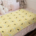thumbnail image 6 of David Textiles 60" x 1.5 yard Brushed Fleece Bees Circles Fabric Precut, 6 of 6