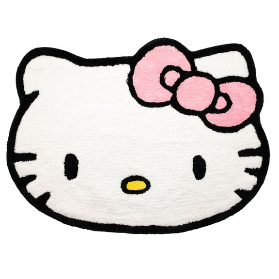 Sanrio Hello Kitty Pink Bow 40 x 50 inches Tufted Area Rug