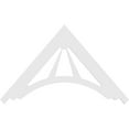 thumbnail image 4 of Ekena Millwork 60"W x 35"H x 1"P (14/12) Pitch Stanford Architectural Grade PVC Gable Pediment, 4 of 5