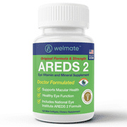 WELMATE AREDS2 Eye Health Vitamin | Advanced Vision Support | Lutein & Zeaxanthin | 120 Mini Softgels