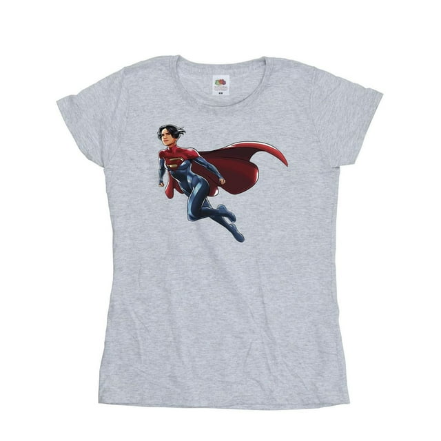 DC Comics T-Shirt en Coton pour Femmes The Flash Supergirl