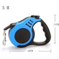 thumbnail image 2 of Correa retráctil para perros, correa telescópica automática de nylon para tractores de mascotas para gatos pequeños y medianos, 360 ° sin enredos, azul (5 m extensible) esquí esquí Gafas de esquí, 2 of 5