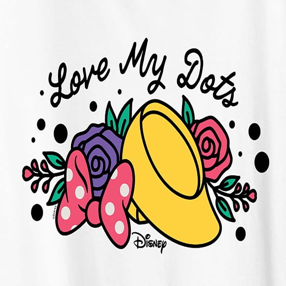 Disney - Love My Dots - Women's Short Sleeve Graphic T-Shirt