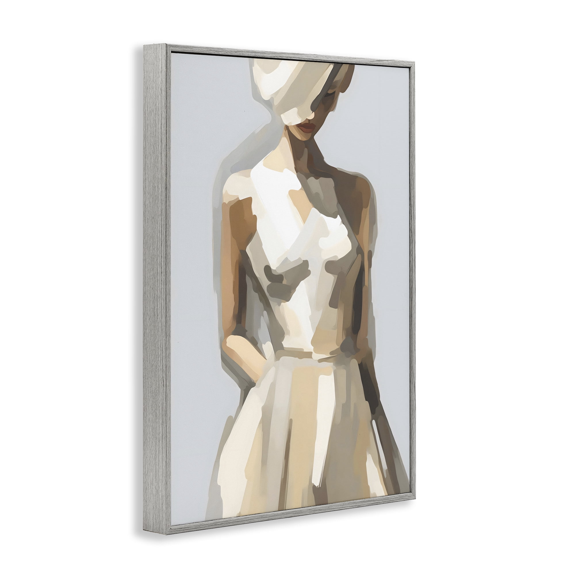 Stupell Industries Sophistication of the Muse Gray Framed Giclee Art, design by Creative Studio