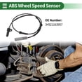 thumbnail image 2 of Unique Bargains ABS Wheel Speed Sensor ABS Sensor Anti-lock Braking System Sensor No.34521163957 for BMW 5 Touring E39 1997-2004 1 Pc Rear Left Rear Right, 2 of 7