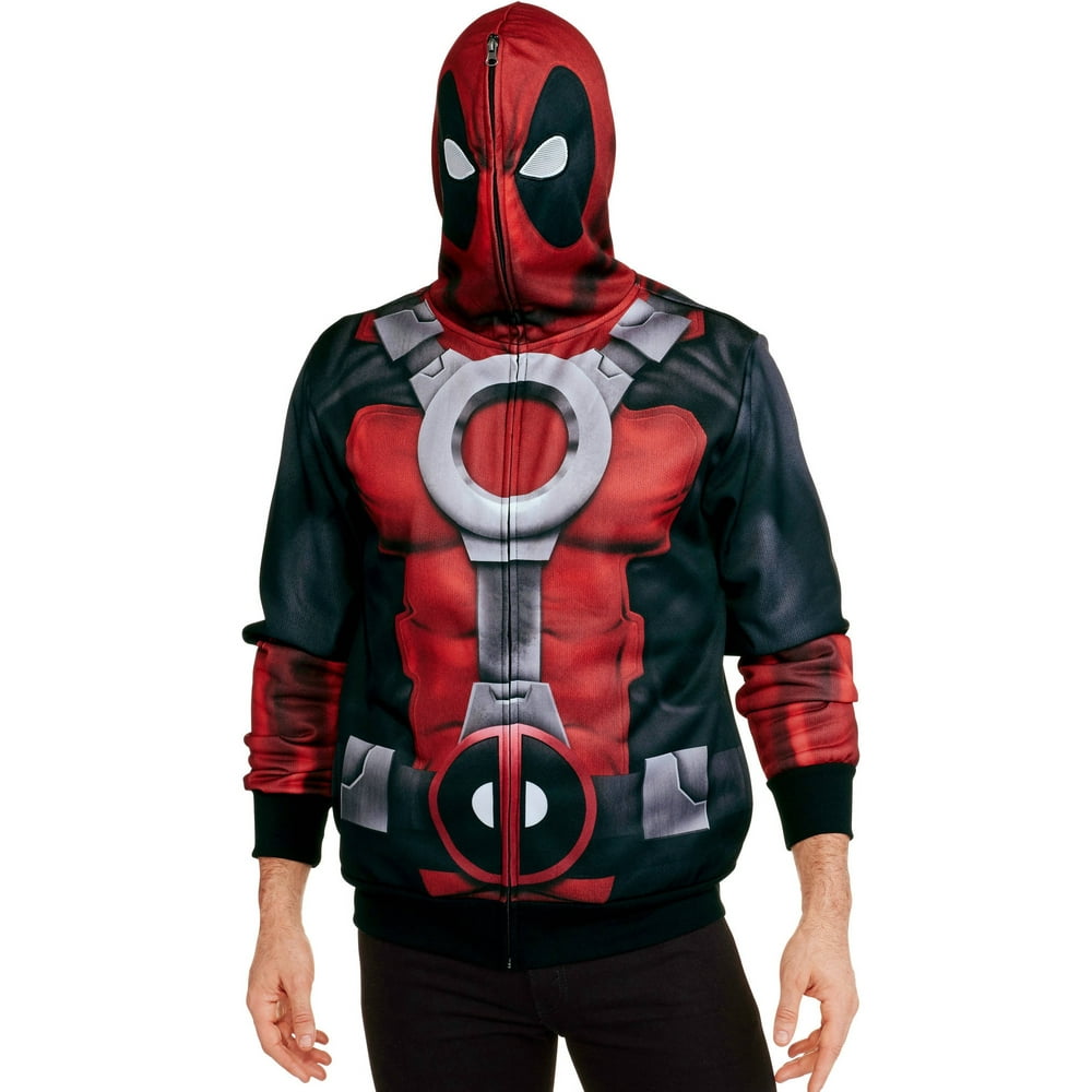 deadpool zipper hoodie