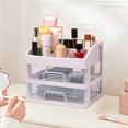 thumbnail image 2 of Drawer-Style Cosmetic Organizer, Multi-Layer Storage Rack for Makeup or Office Supplies, Stackable Design, 2 of 7