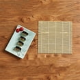 thumbnail image 3 of SPRING PARK 3Pcs Kitchen Sushi Rolling Mat Non Stick Sushi Making Kit Japanese Bamboo Sushi Rolling Maker Homemade for Home Kitchen DIY Sushi Plate Mat, 3 of 7