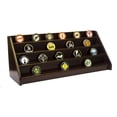 thumbnail image 4 of DECOMIL - 4 Rows Shelf Challenge Coin Holder Display Casino Chips Holder Cherry Finish, 4 of 4