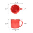 thumbnail image 2 of Excellante Color Orange melamine dinnerware collection 10 oz mug, comes in dozen, 2 of 2