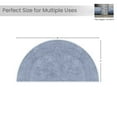 thumbnail image 6 of HOME WEAVERS Waterford Collection Cotton Slice Rug, 17" x 30", Blue, 6 of 9