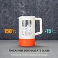thumbnail image 6 of French Press Coffee Maker 34 oz/ 4 Cup Coffee Tea Press with Heat-resistant Borosilicate Glass 4-Level Filtration Systems Cold Brew Coffee Maker for Camping Travel Gifts White and Orange, 6 of 6