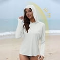thumbnail image 5 of Purcolt Womens UPF 50+ Sun Protection Hoodies Summer Casual Long Sleeve Workout Yoga Shirts Lightweight Quick Dry Slim Fit Tops for Fishing Hiking Running, 5 of 7