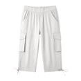 thumbnail image 7 of Breathable Girls Cargo Pants Casual Comfortable Summer Fashion Trousers For Toddler Kids, 7 of 7