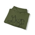 thumbnail image 4 of God is good. Heart & Cross on back. Christian Art on a Unisex Hoodie., 4 of 4