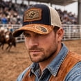 thumbnail image 5 of KNITE Gorra Trucker Hombre Pantera Rugido Vaquera Herraje Metálico Rancho, 5 of 5