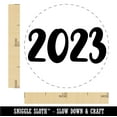thumbnail image 2 of 2023 Fun Text Self-Inking Rubber Stamp Ink Stamper - Brown Ink - Medium 1 Inch, 2 of 7