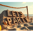 thumbnail image 4 of Beach Themed Party Banner Sunset Backdrop Decor Party Supplies for Beach Parties Outdoor Gatherings Summer Events and Photo Props, 4 of 8