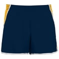 thumbnail image 3 of Holloway XL Ladies Energize Shorts Navy/Light Gold/White 229325, 3 of 4