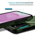 thumbnail image 5 of Case for Samsung Galaxy S26 Ultra 5G 6.9" with Invisible Fold Holder Stand, MagSafe Magnetic Wireless Charging,Sliding camera casing,Shockproof Dropproof Tough Rugged Protective Case Cover,Green, 5 of 10