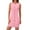 Pink, variant on RYRJJ Women's Formal Dresses Summer Business Sleeveless Button Down Short Dress Elegant Work Office Bodycon Dress(Black,L)
