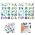 thumbnail image 4 of 2 Sheets of Round Digital Stickers for Multi Function Number Labels, 4 of 8