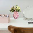 thumbnail image 4 of 1Pc Violet Glass Vase for Hydroponic Plants Table Decoration with Lotus Leaf Mouth, 4 of 9