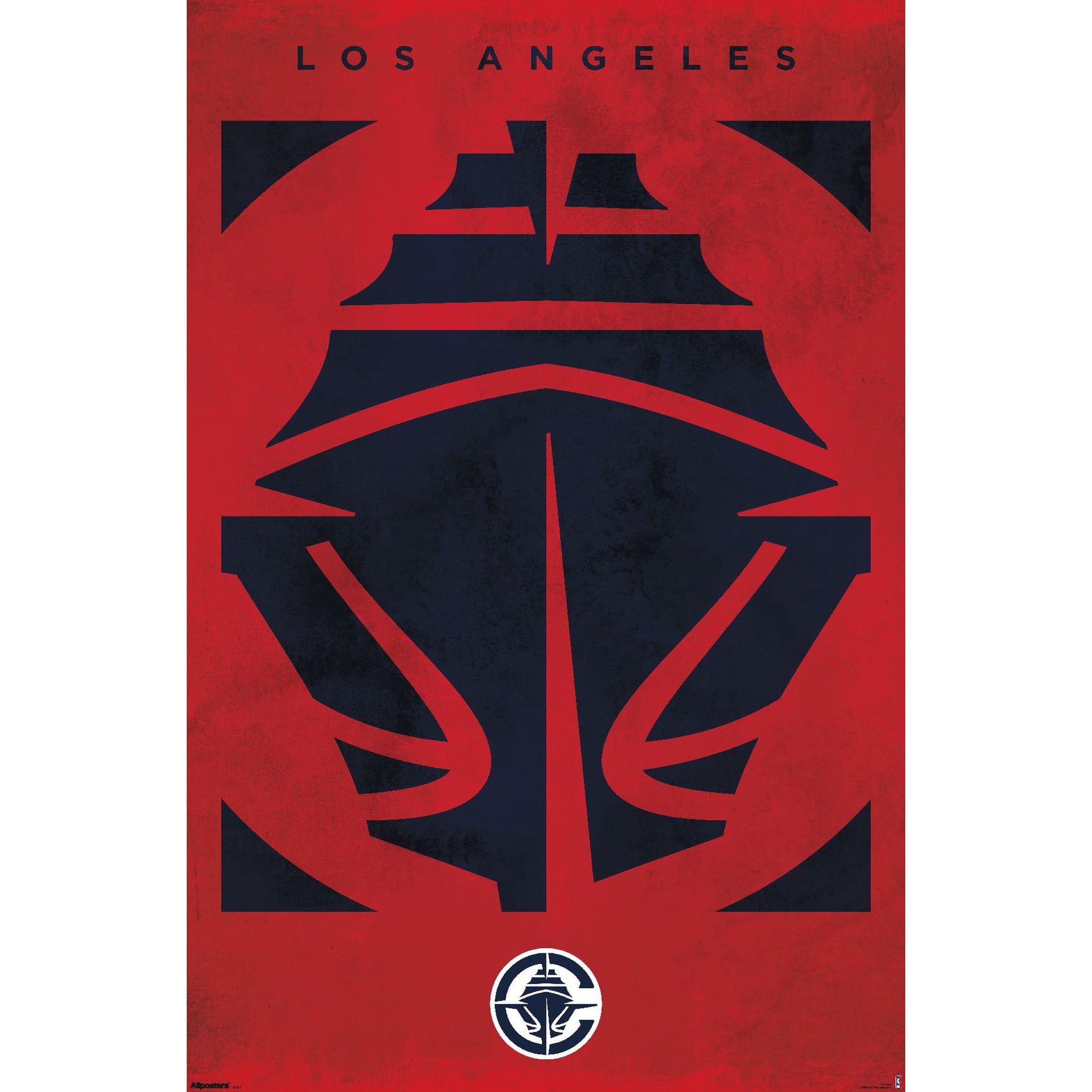 NBA Los Angeles Clippers - Logo 25 Wall Poster, 14.725" x 22.375"