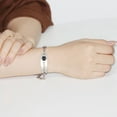 thumbnail image 5 of MetalJC Stainless Steel Medical Alert ID Bracelet for Women, Engraved Xarelto, 5 of 6
