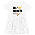 thumbnail image 3 of Inktastic Lil Builder Future Construction Worker Girls Toddler Dress, 3 of 5