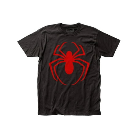 Spider-Man Superhero Marvel Comics Red Logo Adult Fitted Jersey T-Shirt
