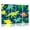 Color 3, variant on 8 Pack Art Acoustic Panels Sound Absorbing Mint marble bacground color mix Decorative Soundproof Wall Panels Self Adhesive for Nursery Game Room Bedroom 48"x32"