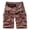 Wine, variant on WREESH Men's Cargo Shorts Summer Fashion Solid Color Elastic Waist Shorts Pocket Cargo Shorts Outdoor Workout Shorts Olive Green