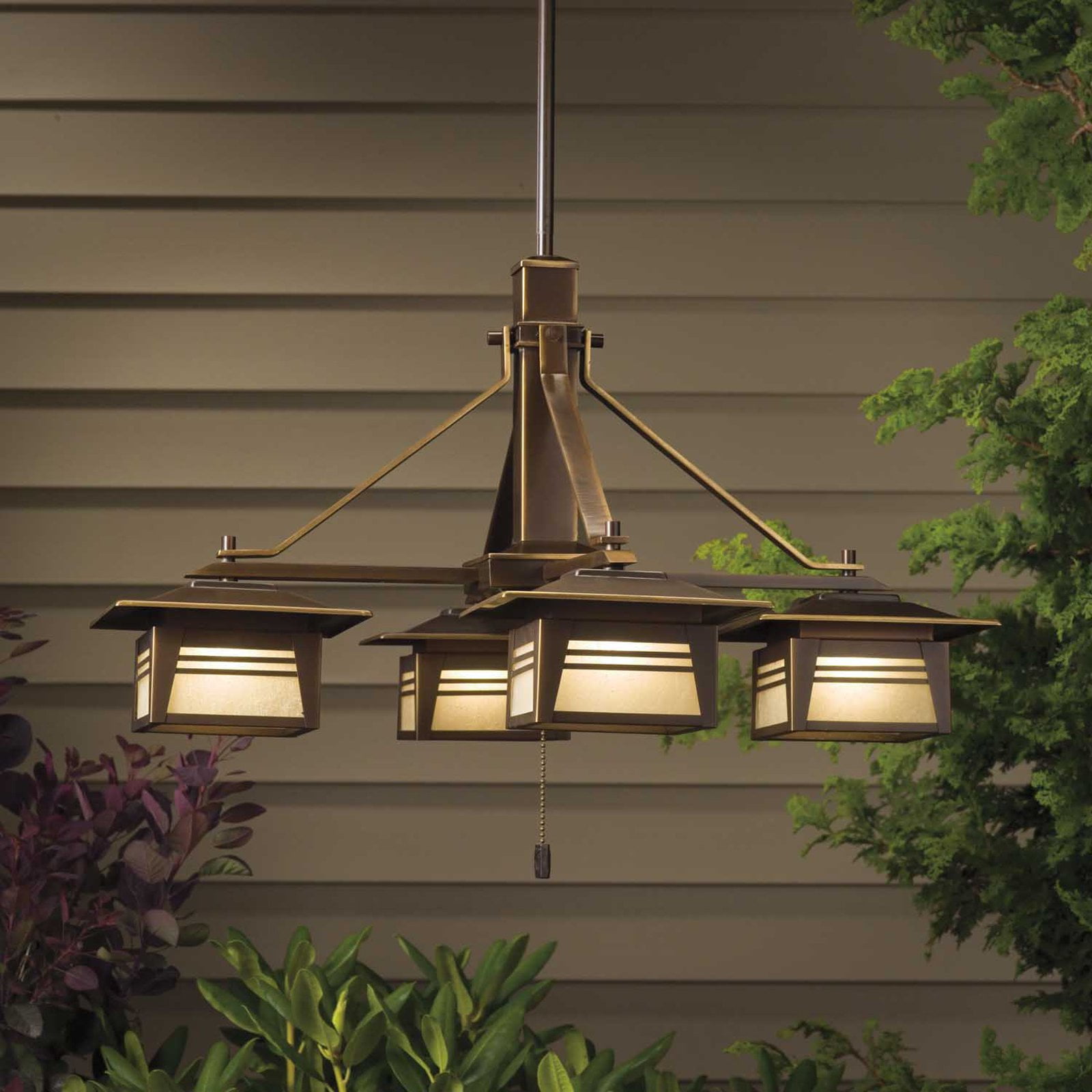 Kichler Zen Garden Trade 12 Volt Outdoor Chandelier Com