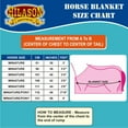 thumbnail image 2 of 40" Hilason 600D Winter Waterproof Miniature Horse Turnout Blanket Black, 2 of 8