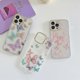 thumbnail image 2 of Compatible con funda de teléfono iPhone 14Plus Girl Girl, mariposa dorada brillante, lindo patrón de corazón de amor, funda de teléfono de protección transparente con panel rígido delgado,, 2 of 4
