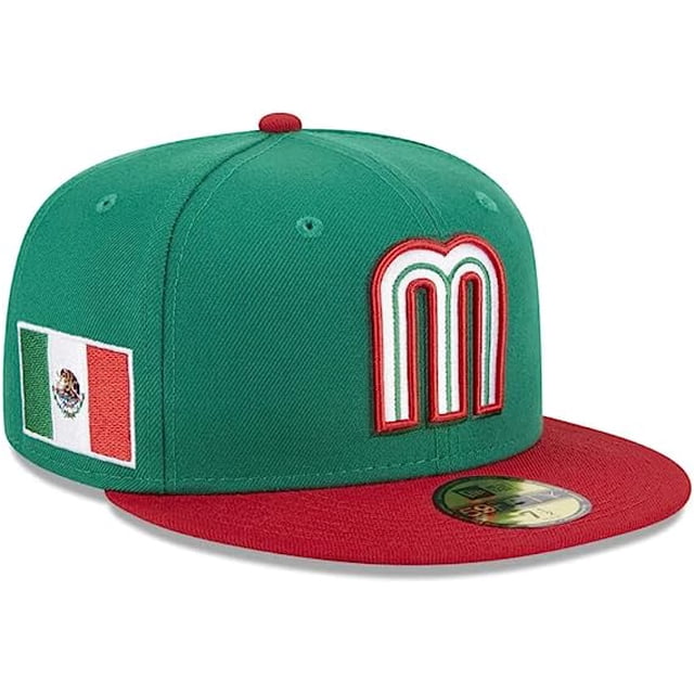 2023 World Baseball Classic - 59FIFTY Gorra Ajustada (as1, numérico, numérico_7_and_5_eighths) Multicolor, Varios Colores, 7.625 brillar Electrónica