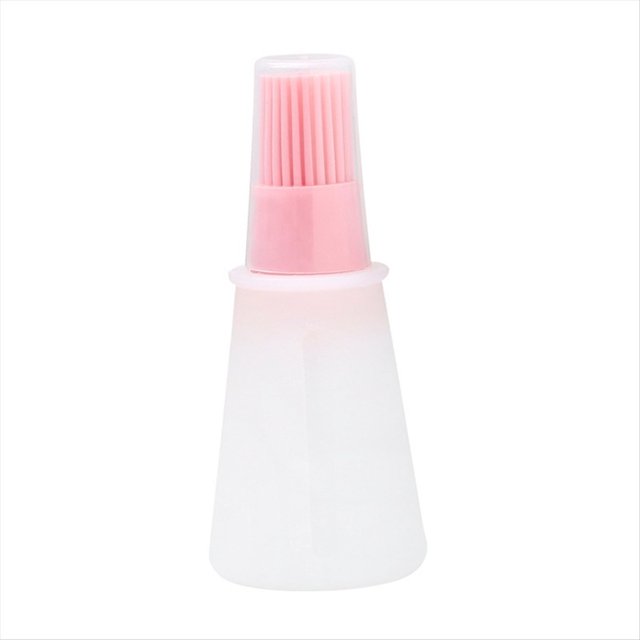 Cepillo Silicona para Aceite,Dispensador Aceite,Botella con Cepillo para Barbacoa,Cepillo para Untar Alta Temperatura,Herramientas Cocina para Barbacoa C