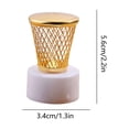 thumbnail image 3 of Romantic LED Candle Light, Bedroom Night Light, Dimmable Warm Light, Tabletop Decor, For Couples, Soft Glow, Energy Efficient, Decorative Accent, Small Size, Romantic Atmosphere, Bedroom Ornament, 3 of 6