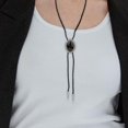 thumbnail image 4 of 2x Bolo Tie Necklace Western Necktie Shirt Chain Neck Rope Blue Yuyangstore Corbata Bolo para Hombre, 4 of 8