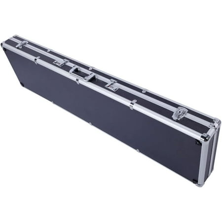 Gun Safes Portable Aluminum ABS Foam Case Solid Framed Lock Box Hard Storage Carry Case Pistol Safe for Home Bedside Nightstand Car Travel (53.14 x 13.78 x 4.72 )