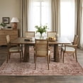 thumbnail image 4 of Lahome Washable Rug 5x7 Terracotta - Stain Proof Non-Slip Ultra-Thin Area Rug for Kitchen, Entryway, Living Room, Bedroom and Office, Vintage Soft Floor Mat, 4 of 10