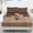 Brown-Beagle Paw, variant on Kuiaobaty 3 Pieces Bed Sheets Set Soft Breathable Fitted Sheet with Pillowcases All Season Bedsheet for Full Size Bed Beagle Paw Print
